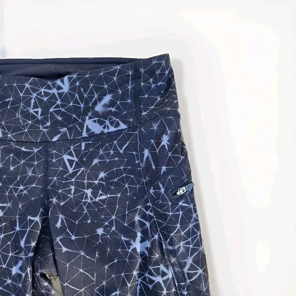 Lululemon Star Crushed Top Speed Crop Wunder Under Legging Luxtreme Black Coal 4 - Picture 3 of 6